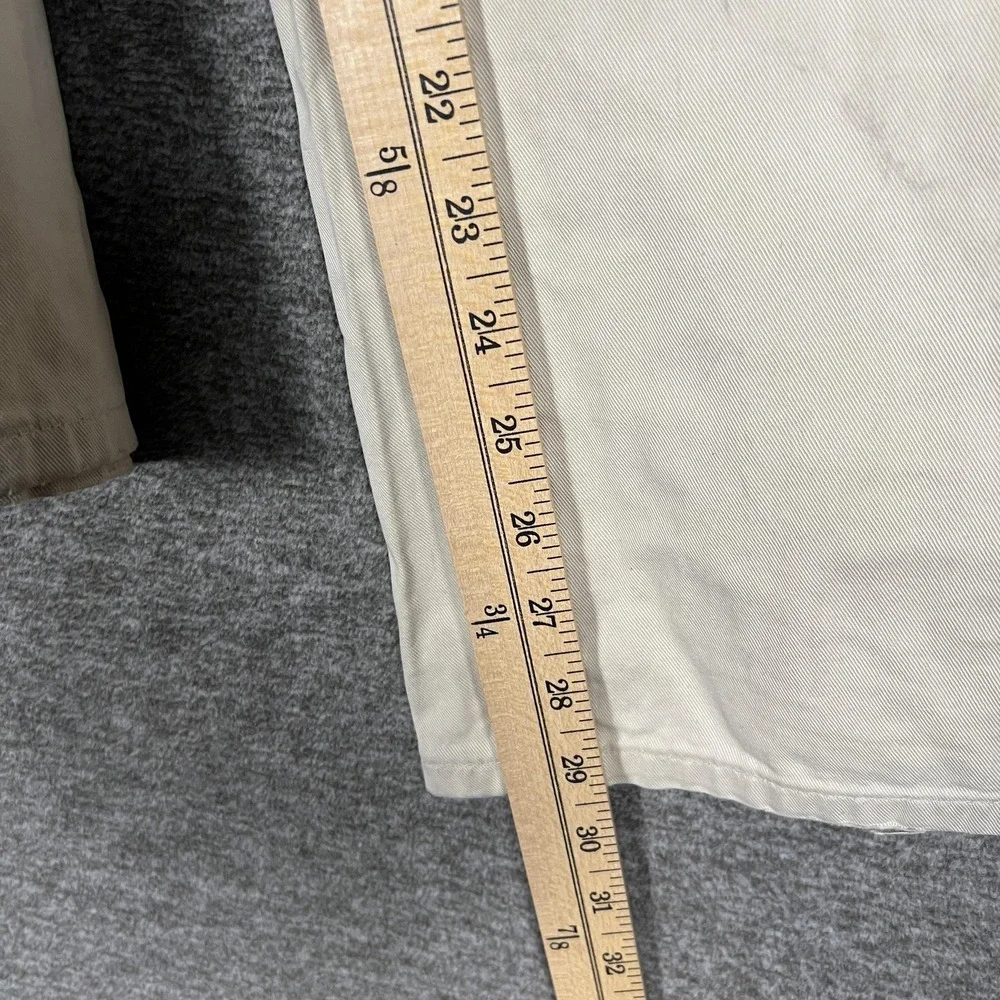 Ermenegildo Zegna Pants Mens 34 Beige Pleated Chino Dress‎ Trousers Brian Italy